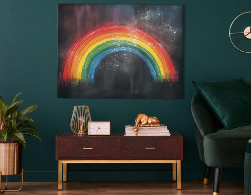 Starry Night Rainbow - Canvas Print