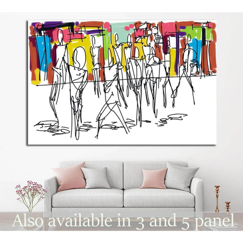 abstract digital painting №1052 - Canvas Print / Wall Art / Wall Decor / Artwork / Poster