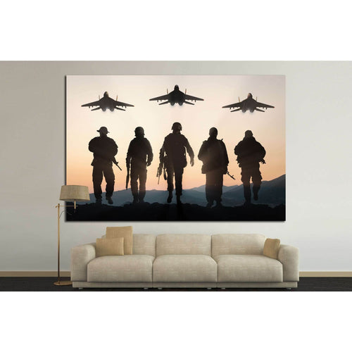 Army Soldiers №9 - Canvas Print / Wall Art / Wall Decor / Artwork / Poster