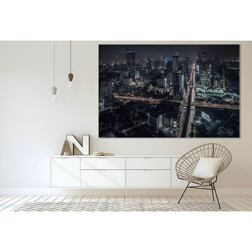 Bangkok Downtown №3015 - Canvas Print / Wall Art / Wall Decor / Artwork / Poster