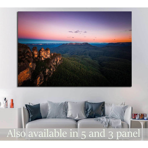 blue mountain, Australia №748 - Canvas Print / Wall Art / Wall Decor / Artwork / Poster