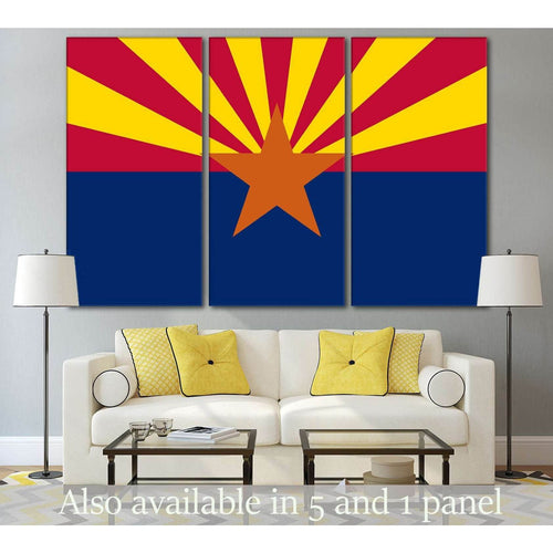 Flag of Arizona №833 - Canvas Print / Wall Art / Wall Decor / Artwork / Poster