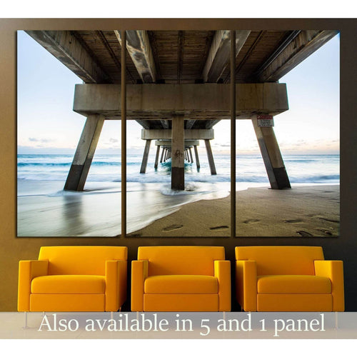 Juno Beach Pier Sunrise, Florida №2518 - Canvas Print / Wall Art / Wall Decor / Artwork / Poster