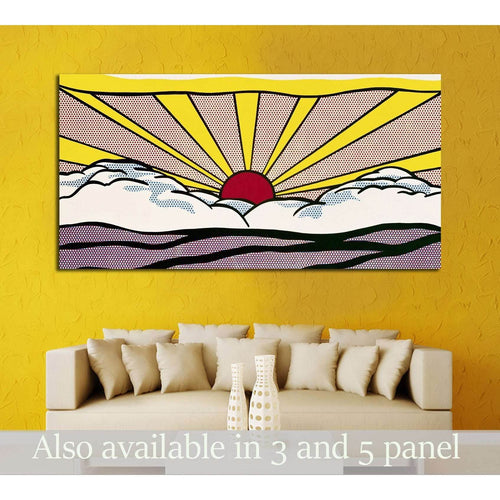 Lichtenstein, Roy №3287 - Canvas Print / Wall Art / Wall Decor / Artwork / Poster