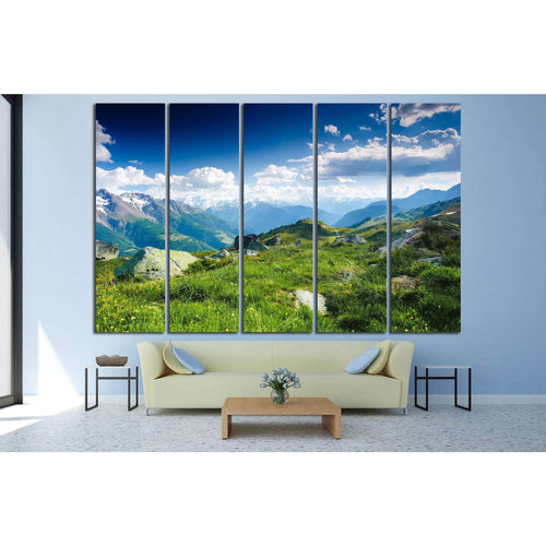 mountain, switzerland №638 - Canvas Print / Wall Art / Wall Decor / Artwork / Poster