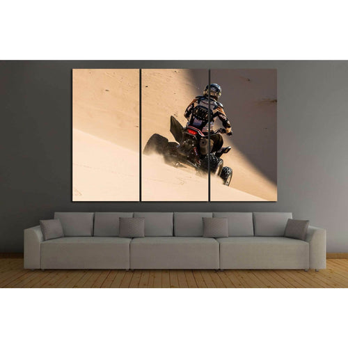 Quad Biker №152 Ready to Hang Canvas Print