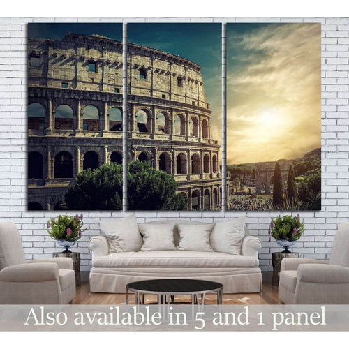 Roman Coliseum №740 - Canvas Print / Wall Art / Wall Decor / Artwork / Poster