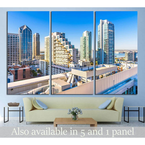 San Diego Cityscape №806 - Canvas Print / Wall Art / Wall Decor / Artwork / Poster