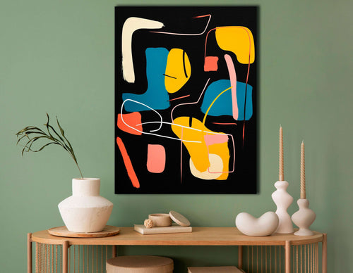 Symphony of Abstract Forms - Canvas Print