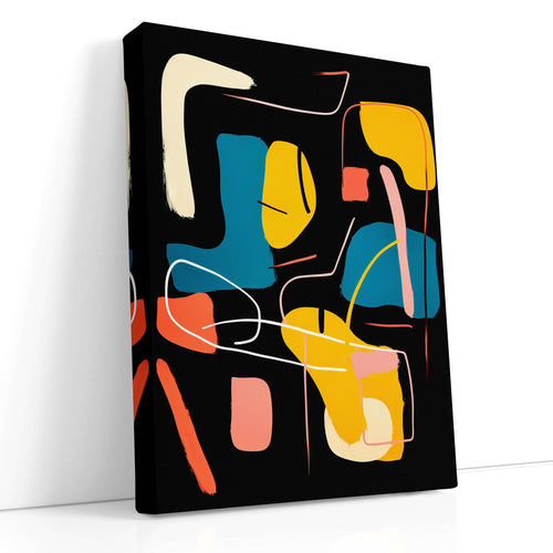 Symphony of Abstract Forms - Canvas Print
