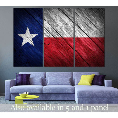 Texas flag №826 - Canvas Print / Wall Art / Wall Decor / Artwork / Poster