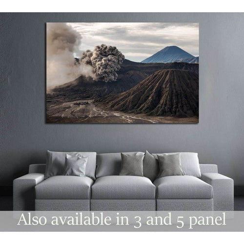 The Bromo volcano eruption, Java, Indonesia №3097 - Canvas Print / Wall Art / Wall Decor / Artwork / Poster