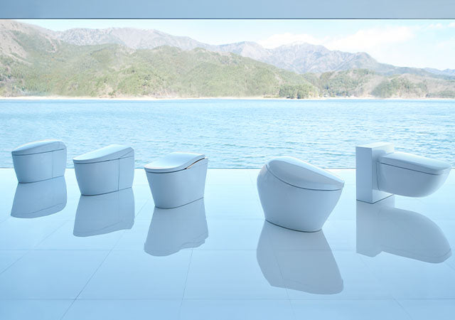 different toto neorest bidet toilet product options lifestyle image
