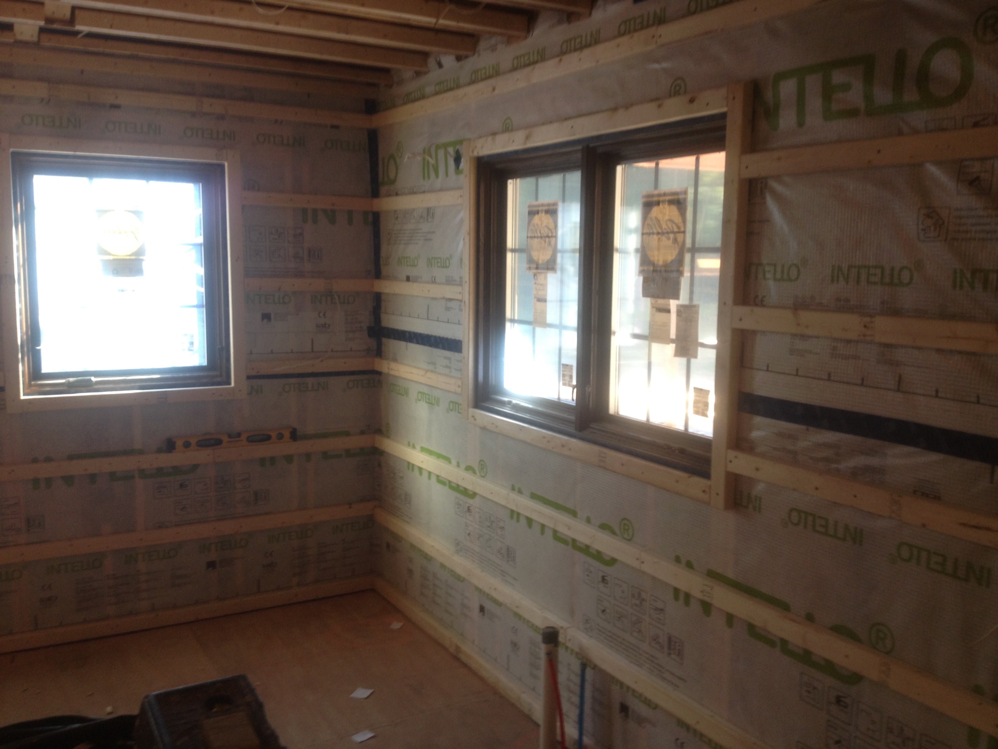 Details for Insulating a Double-Stud Wall With Cellulose -  GreenBuildingAdvisor