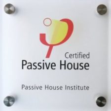 certified passive house plaque
