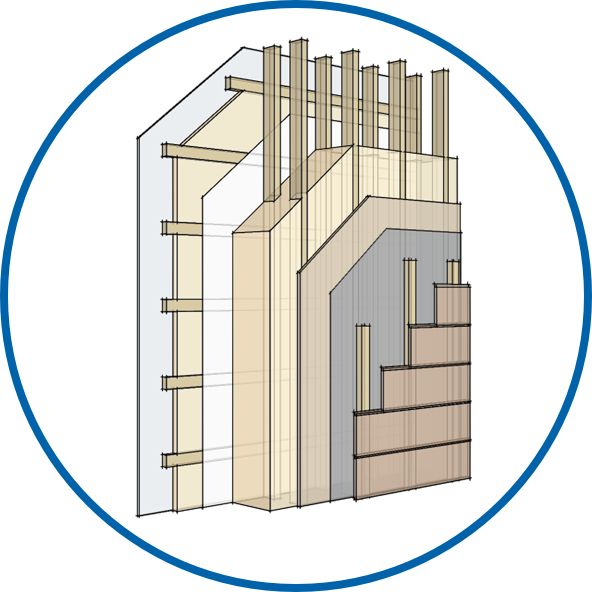 Double Stud Wall Framing for Passive House 