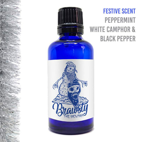 Brawsty The Snowman winter beard oil