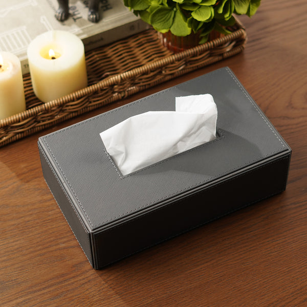Shop Beige Faux Leather Tissue Box - at Best Price Online in India