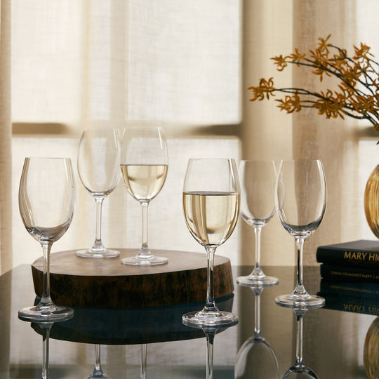 Pure Set of 4 White Wine Glasses