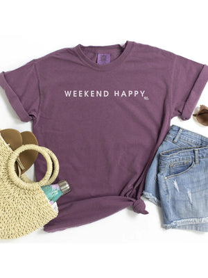 Weekend Happy Tee | Women - Ella & Crew LLC