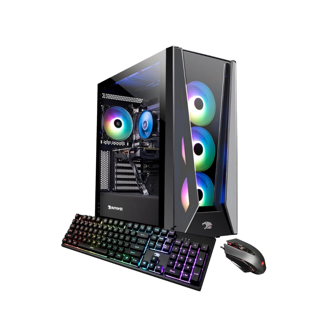 iBUYPOWER Gaming PC- TraceMR258i, Ryzen 7 5700, RTX 3060 12GB, 16GB, 1TB  SSD, RGB, Windows 11 Home