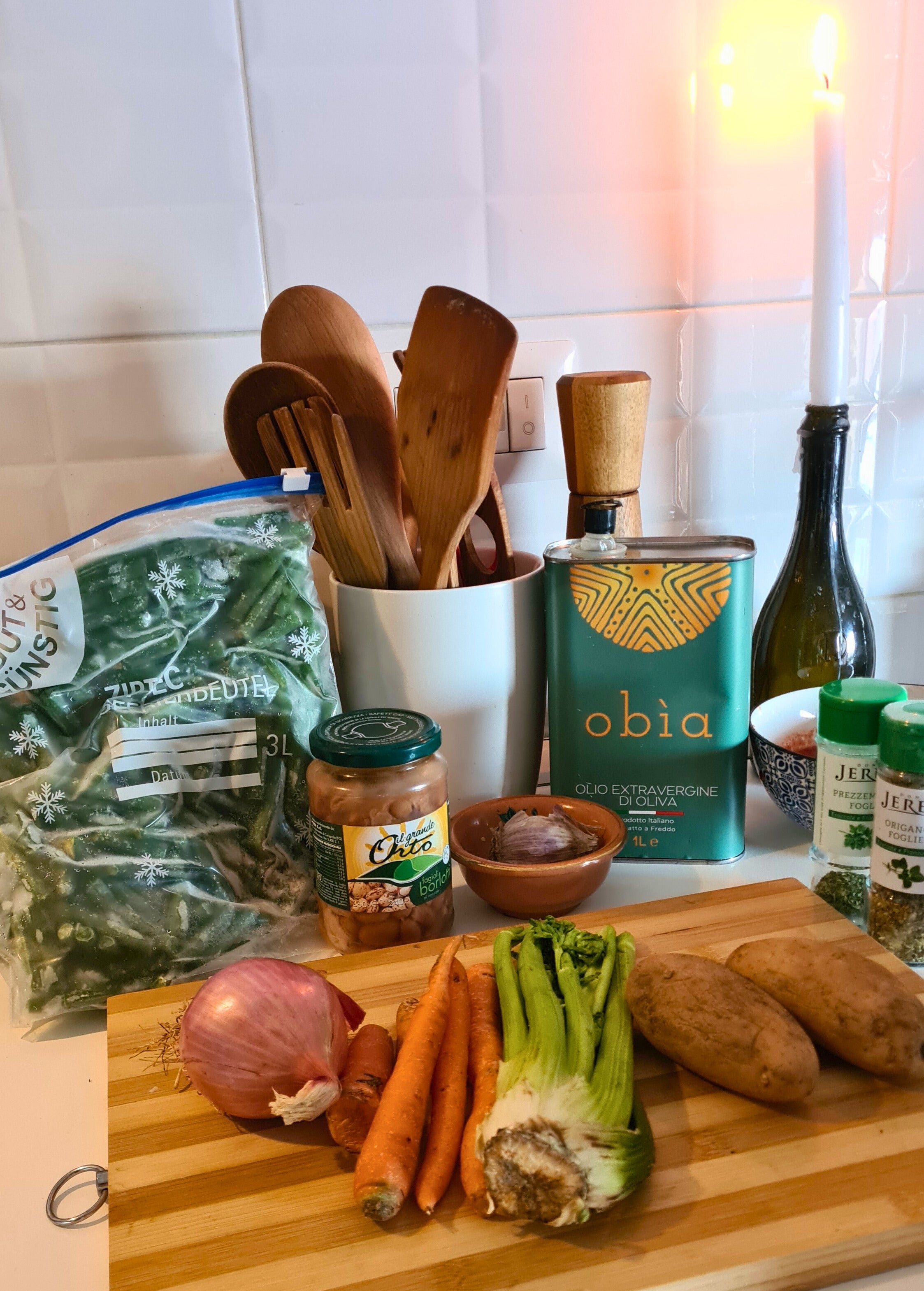 Ingredients for Sardinian Minestrone