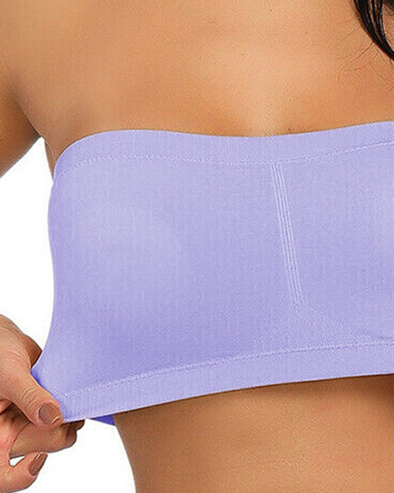 Strapless Bandeau Bralette Invisible Bra