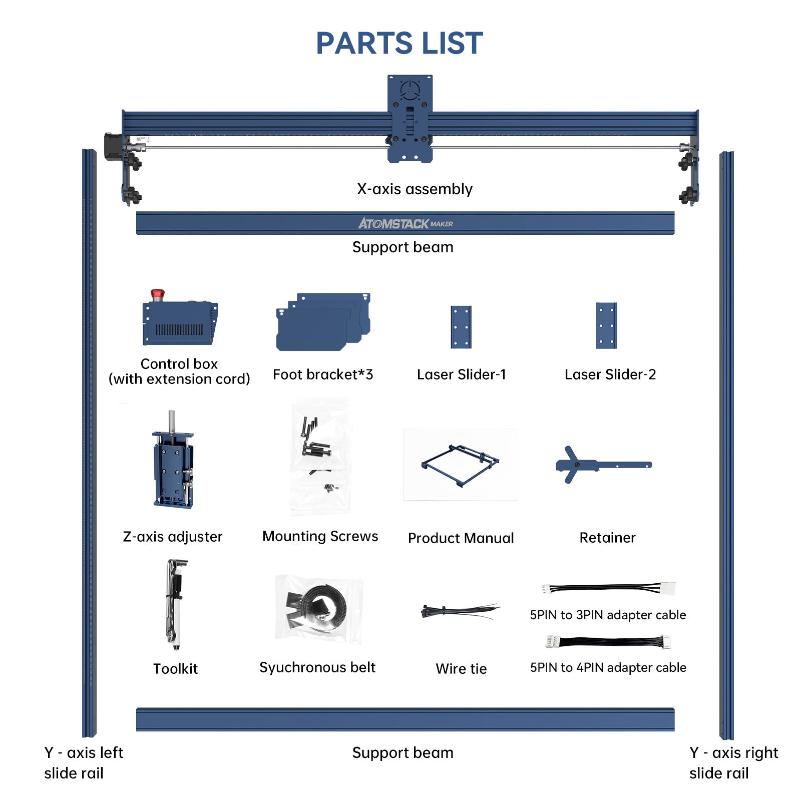 ATOMSTACK AE85 Extension Kit