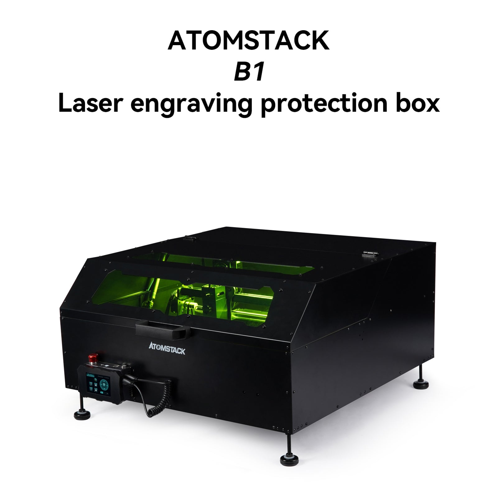 ATOMSTACK Laser Engraver Enclosure Safe Couvercle anti-poussière pour  machine de découpe laser B1 Boîte de protection pour nettoyer la fumée avec