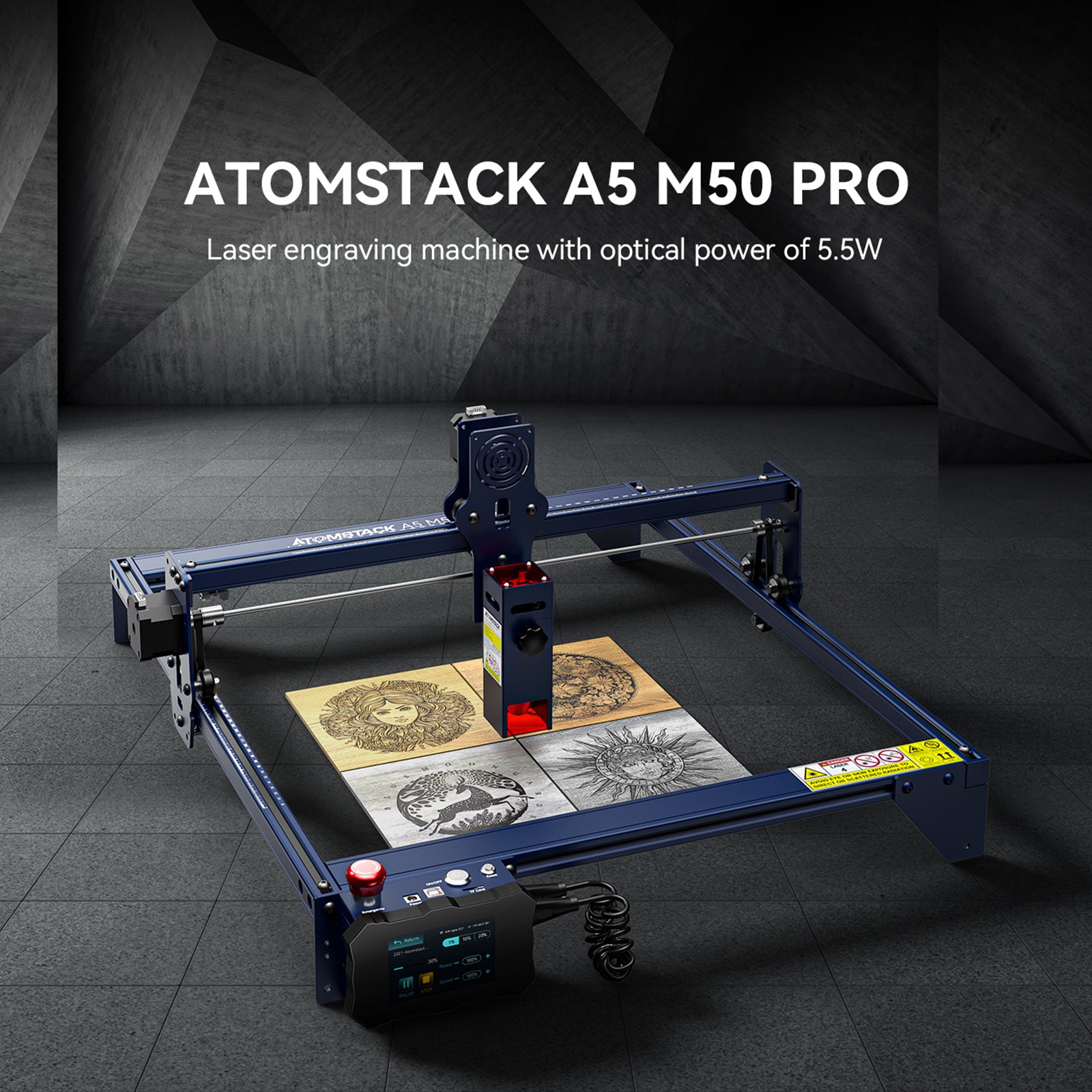 Atomstack A10 pro Laser Cutter and Engraver Machine by UESUIKA, 10w Output  Power, Diode 50w Laser Engraving Machine with Independe