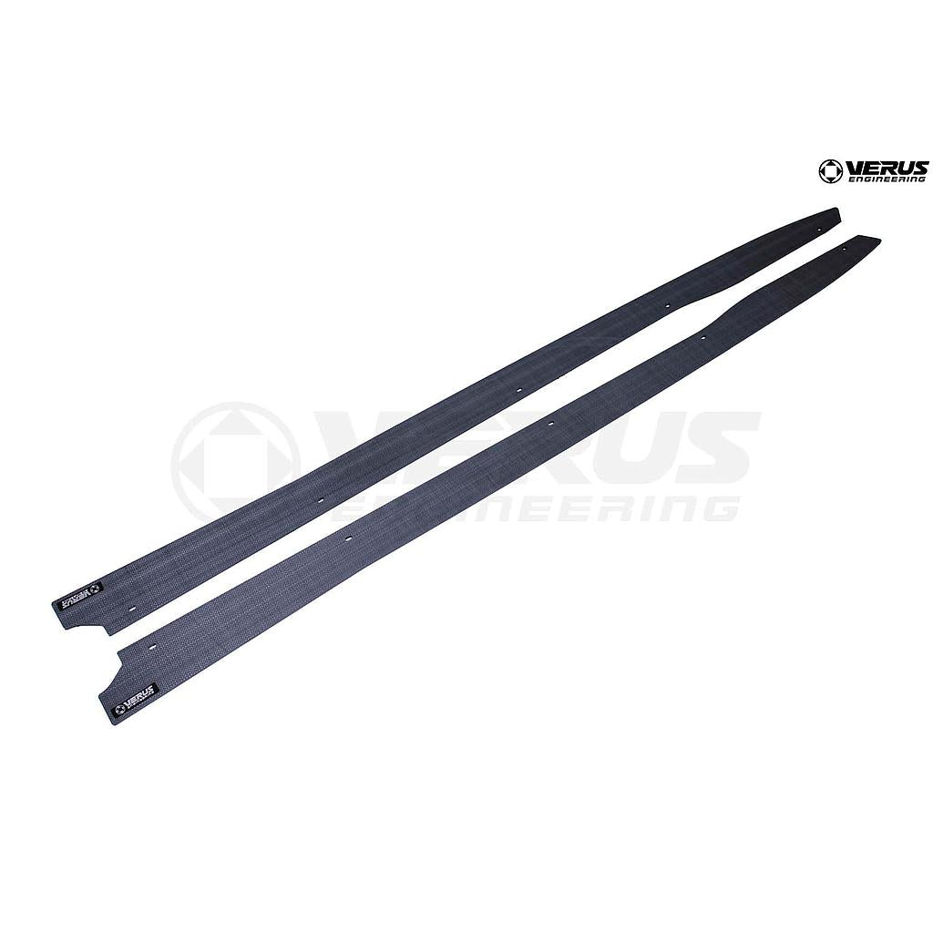Carbon Polyweave Side Splitter Kit - Mk5 Toyota Supra