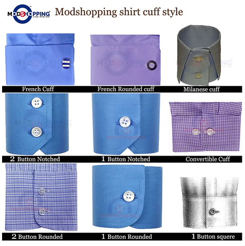 SHIRT CUFF STYLE – Modshopping Clothing