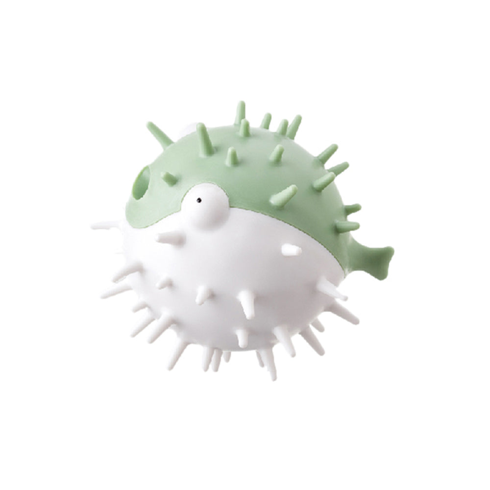 puffer fish dog toy