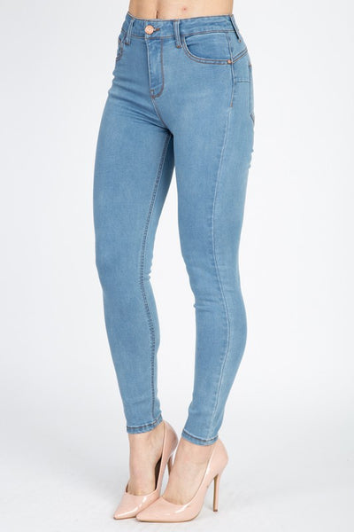 Women's Stretchy High Rise Skinny Jeans | Fashion Bombshellz – Fashion ...
