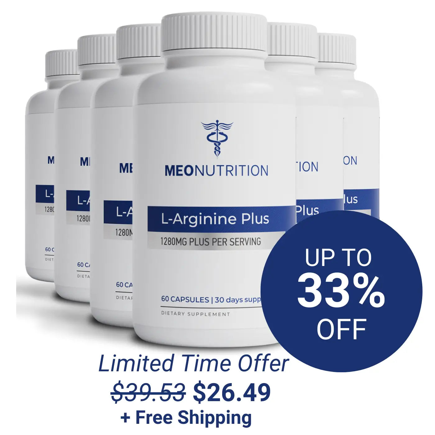 Limited offer - 6 bottles of L-Arginine