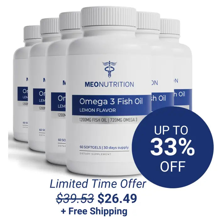 Limited offer - 6 bottles of Omega 3