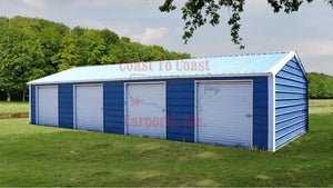 18x50x11 Aframe Vertical Roof Storage Unit - Ozark Trailer Sales & MFG