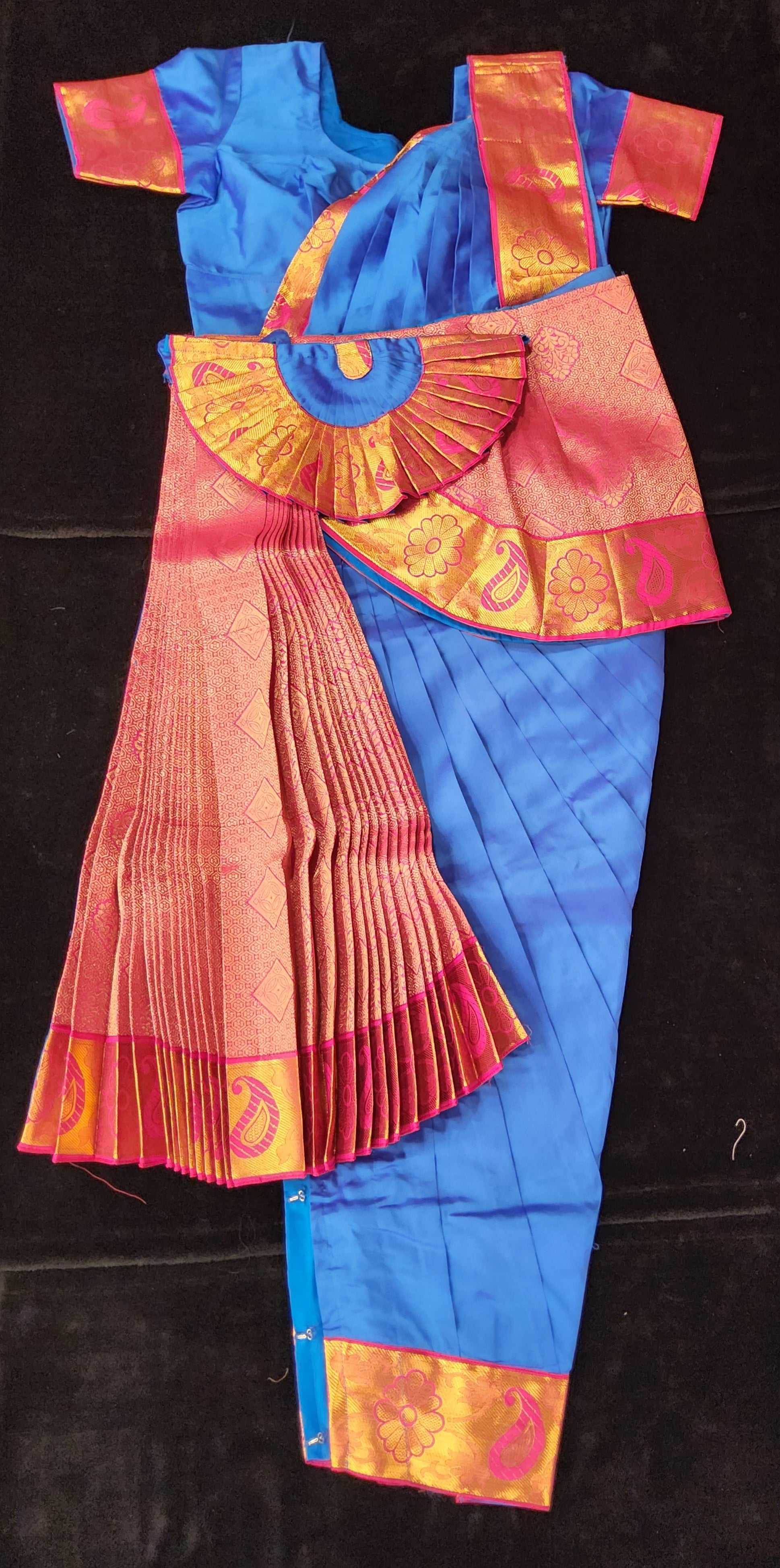 Buy Bharatanatym Dance Dress For Girls Online | The Dance Bible