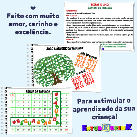 Jogo Simple Table - Tabuada Divertida de Madeira – estudebrink