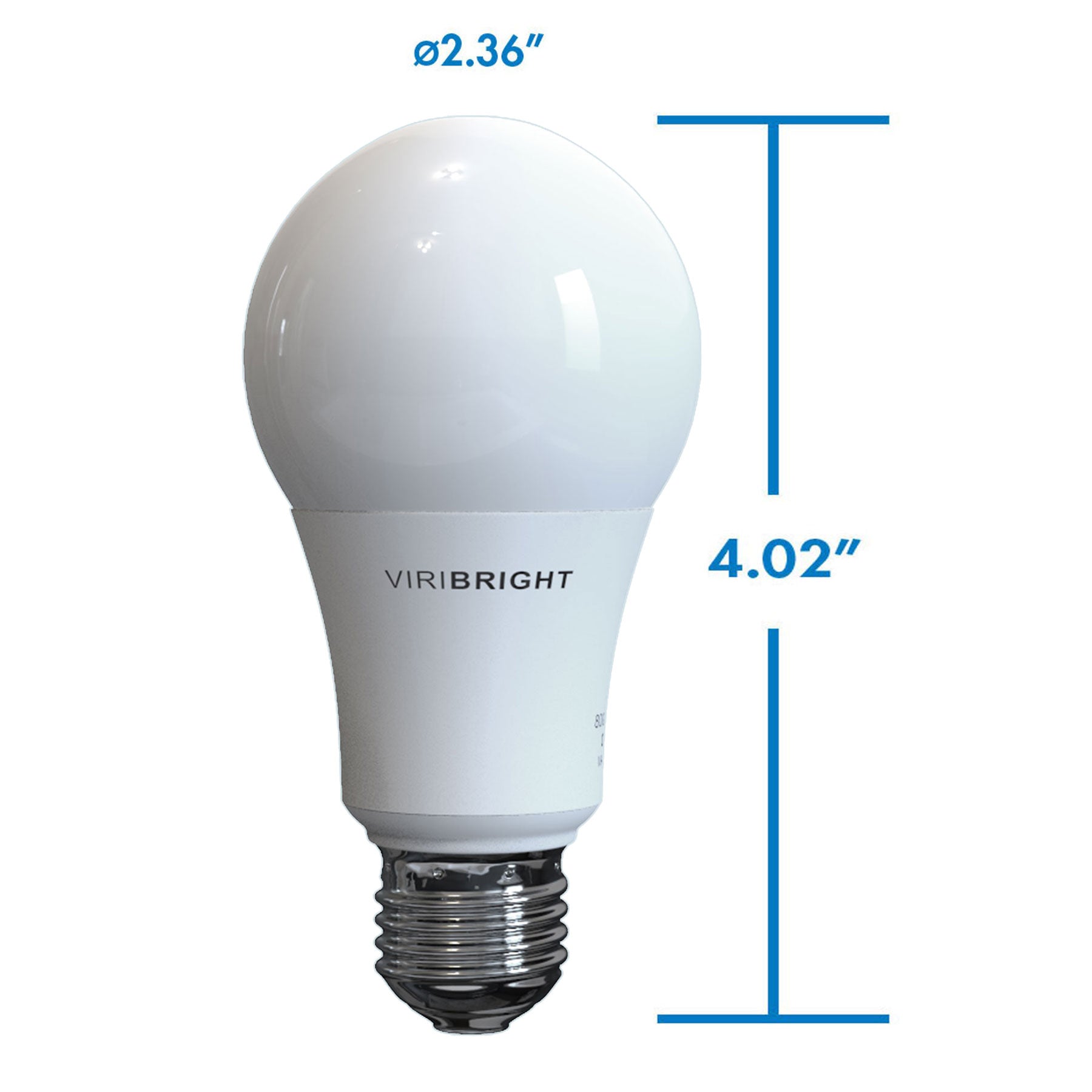 klimaat Vergadering Grazen Viripro Pro Pack 60-Watt Equivalent A19 Shape E26 Base LED Light Bulbs