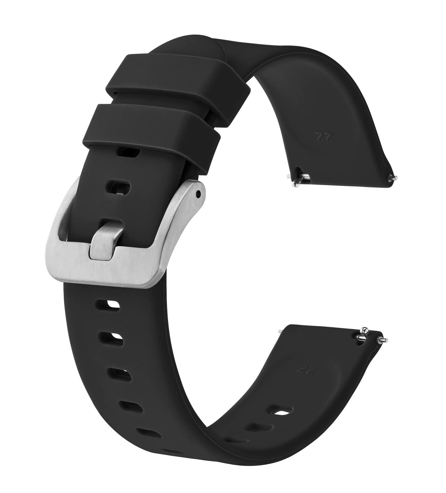22mm Silicone Smartwatch Bands | Slim, Quick-Release Watch Straps