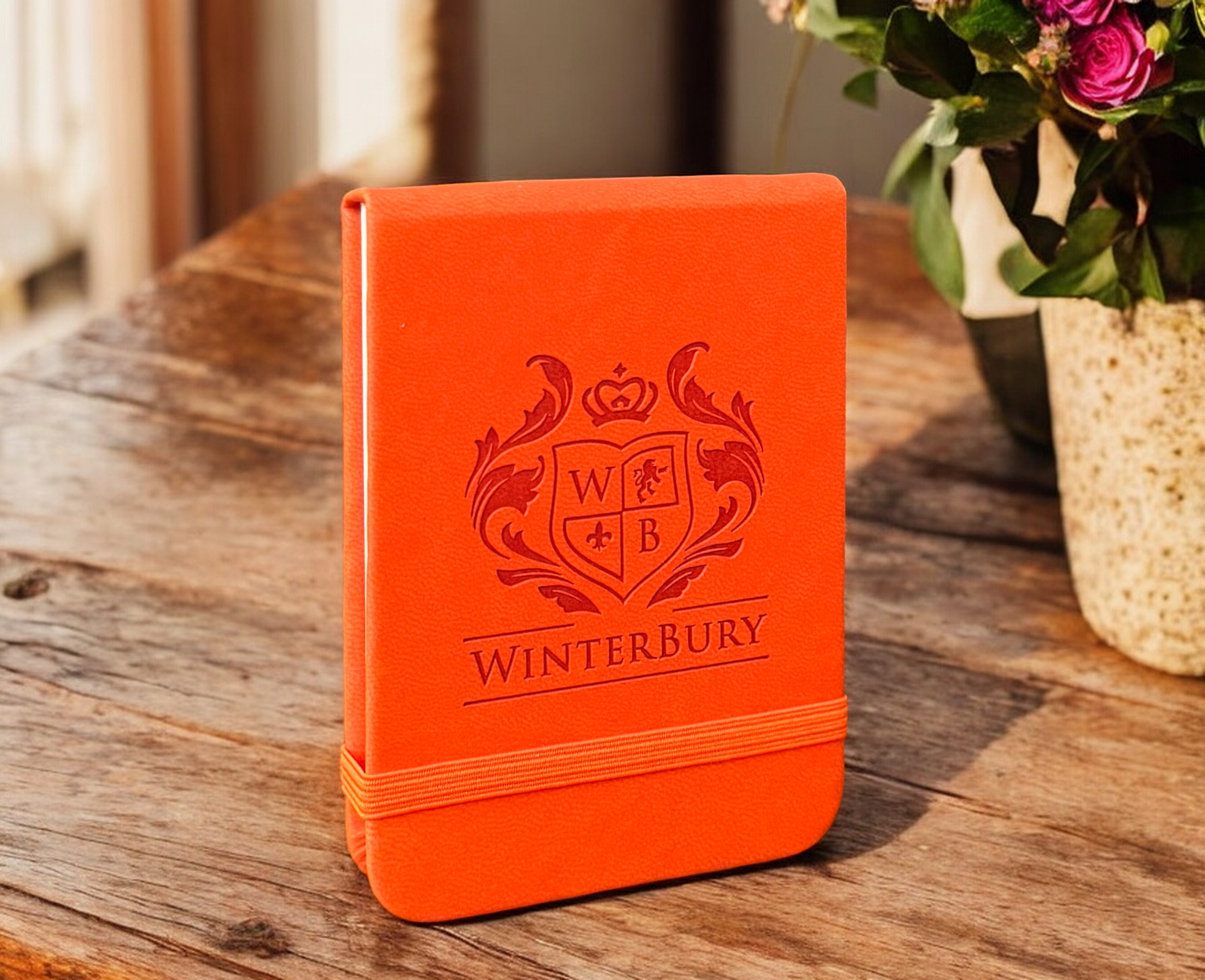 Genuine Leather Notepad - Tiger - WinterBury Leather product image