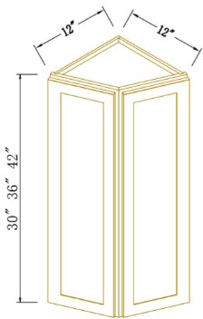 WALL END CORNER CABINET