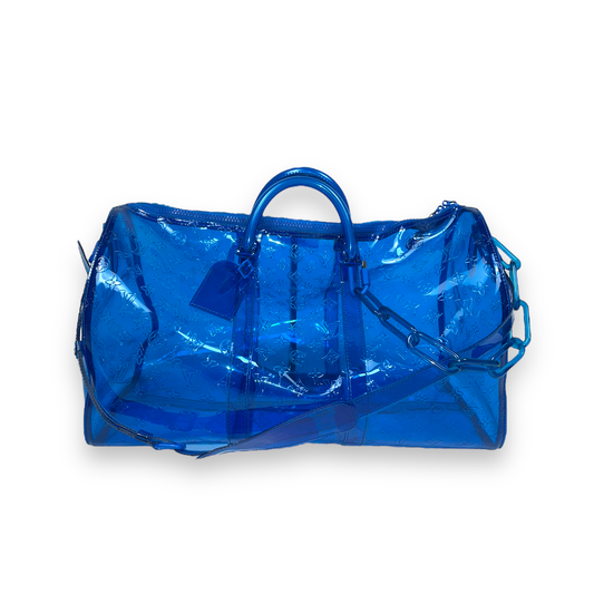 Goyard Boeing 55 Blue Duffle Bag - Ākaibu Store