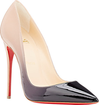 Louboutin Nude ombre Degrade patent So Kate 120 inch hee – The Find