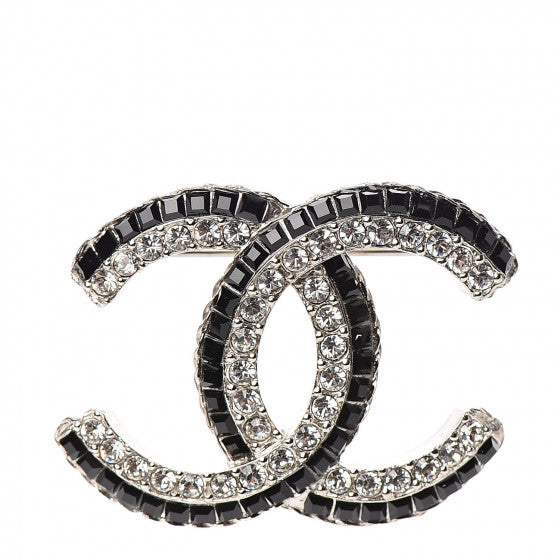 Chanel NEW Gold Tone Small Black Onyx Rhinestone CC Logo Choker Necklace  A22C (SOLD) - The Vintage Concept