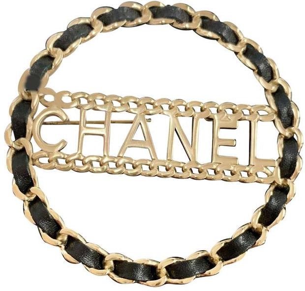 Chanel Black Gold pearl crystal chain choker – The Find