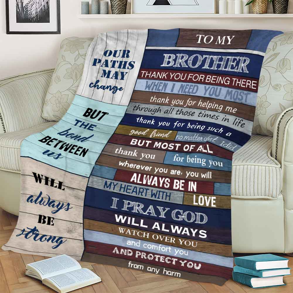 Birthday Gifts for Men Brother Blanket Christmas Gitfs for Men Brother -  Brother Gifts from Sister - Gifts for Brother Blanket 50x60