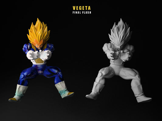 OBJ file Dragonball Z Vegeta final flash 🐉・3D printing template