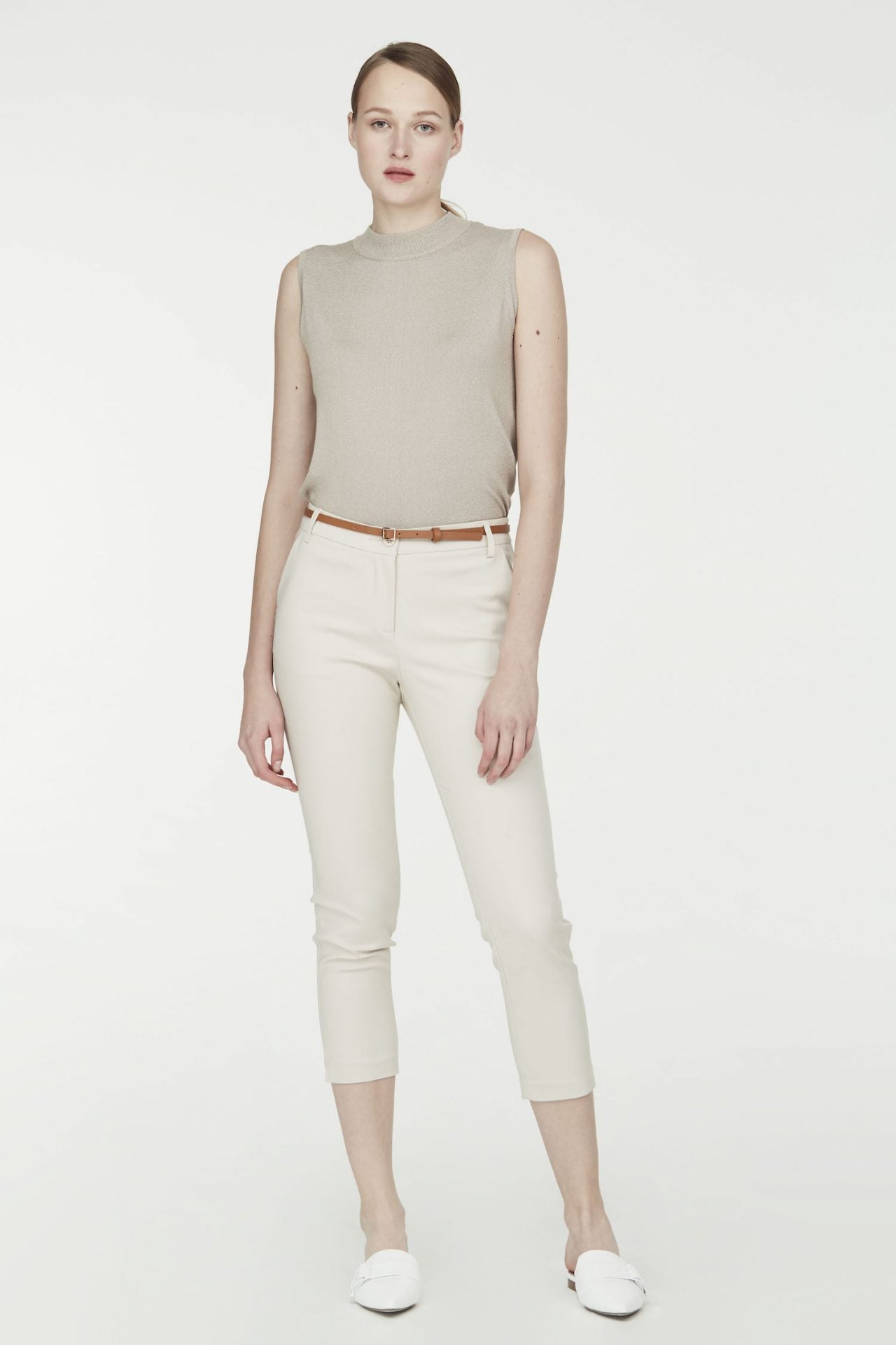 Belted Tapered Pants - iORA product image